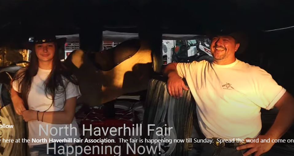 Heath and Jasmine at the North Haverhill Fair